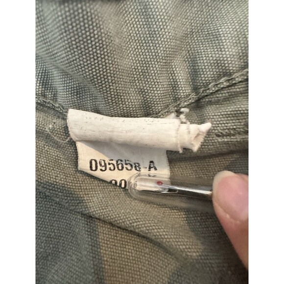 Carhartt Cargo Shorts Size 36 Loden Green B164LDN Canvas Workwear y2k Distressed - Picture 4 of 16